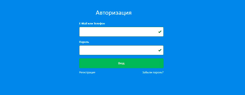 E cash-авторизация личный кабинет