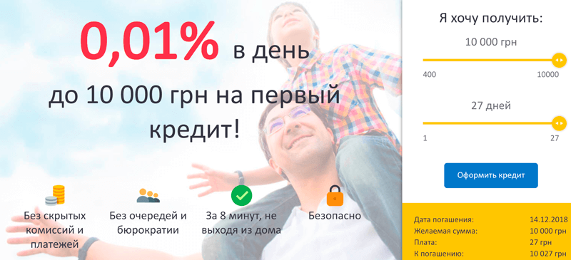 creditkasa калькулятор