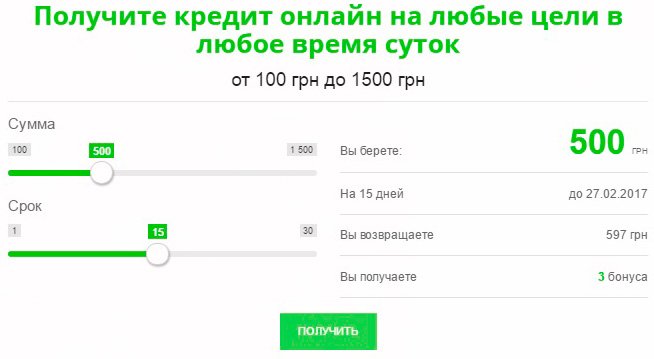 creditup калькулятор