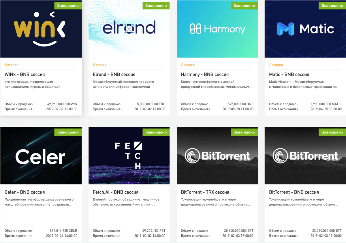 IEO Launchpad Binance