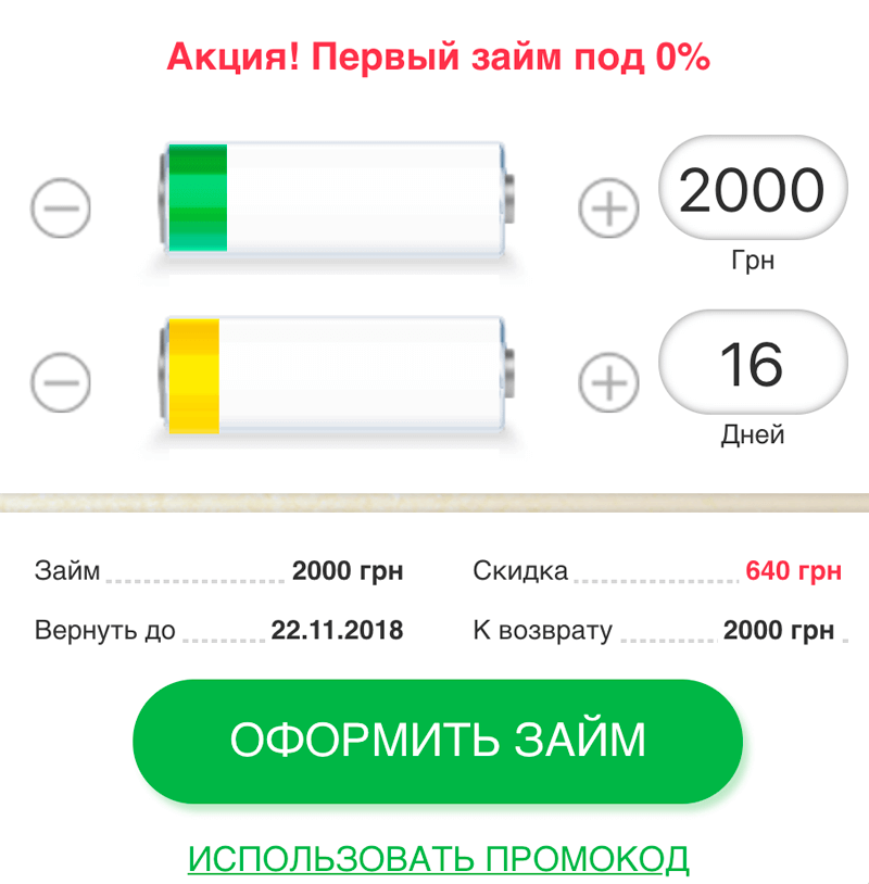 Кредитный калькулятор Быстрозайма